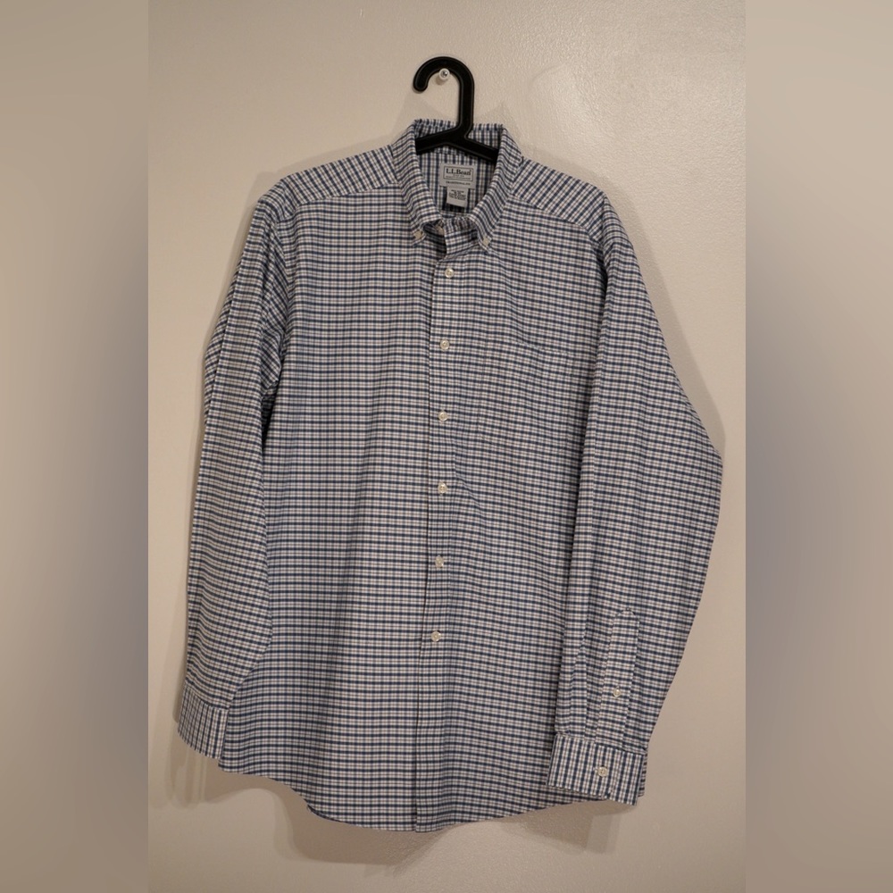 Men’s L.L. Bean Tradition Fit Plaid Button Down